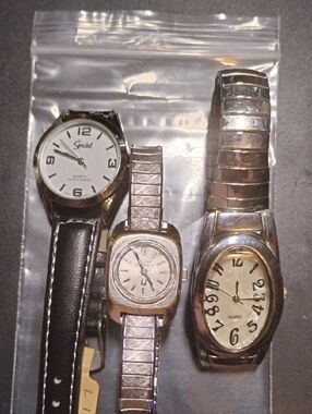 Speidel, Bulova Accutron, And Mother Of Pearl Women's Dress Watches